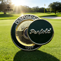 Nouveau marqueur de golf magnétique personnalisé minimaliste de style vintage, cadeau de golf personnalisé
