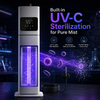 Humidificateur Électrique 7L à Ultrasons pour Reptiles et Plantes, Grande Production de Brume, Faible Bruit, Télécommande, Usage Domestique et Terrariums - Meilleures Ventes