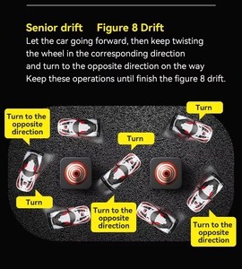 <span class=keywords><strong>1</strong></span>:16 4wd Control remoto <span class=keywords><strong>RC</strong></span> con neumáticos de deriva adicionales regalo para niños Racing Drift Car Toy 16 km/h 2,4G <span class=keywords><strong>GT</strong></span> Sport - Product Image 6