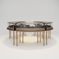 Comptoirs de présentation de bijoux commerciaux de luxe, vitrines, kiosques de centre commercial, boutiques, solutions OEM/ODM pour la vente en gros