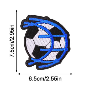 Parche <span class=keywords><strong>de</strong></span> Fútbol Personalizado EDGE, Insignia Bordada, Parche Deportivo para Coser o Planchar en Ropa para Hombres y Mujeres - Product Image 2