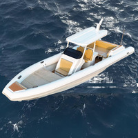 Nouveau Design 2025 – Bateaux semi-rigides (RIB) sportifs de 33 pieds, modèle Orca 1000, en Hypalon, coque en V profond en aluminium, à vendre