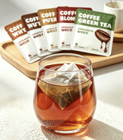 Coffrets cadeaux OEM de café en grains mélangés (Pu'er / Noir / Blanc / Vert / Oolong) en sachets individuels – Prix de gros