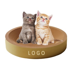Grattacchiera Extra-Large moderno gatto albero resistente all'usura nido e bacino di artiglio integrato Non-mobili per gatti marci - Product Image 1