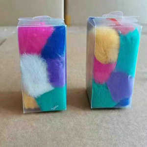 Grosir mouse bulu kelinci asli 2023 laser mainan kucing interaktif baru untuk kucing dalam ruangan - Product Image 2