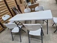 Sillas Plegables de Plástico Blancas Portátiles para Exterior al por Mayor para Eventos, Fiestas y Jardín
