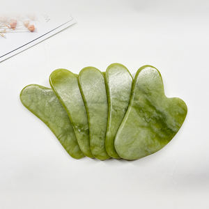 Outil de <span class=keywords><strong>massage</strong></span> Gua Sha en cristal rose en forme de cœur, pierre de jade, grattage en quartz rose, Guasha - Product Image 4