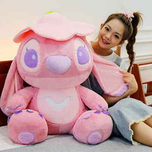 Peluche de Stitch, <span class=keywords><strong>Lilo</strong></span> & Stitch, Angel, Juguete de Peluche Adorable, Regalo de Cumpleaños, Peluche de Anime Súper Suave, Alivio del Estrés, Personalizado, Directo de Fábrica, Muñeco - Product Image 5