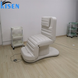 Kisen Hot Sale Memory Foam Massage Therapy <b>Table</b> 3 Motors Electric Facial Light pink <b>Lash</b> <b>Bed</b> for Beauty Salon - Product Image 3