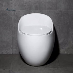 Chất lượng cao inodoros phòng tắm <span class=keywords><strong>WC</strong></span> một mảnh nhà vệ sinh hình dạng trứng nước tủ quần áo gốm sứ vệ sinh nhà vệ sinh bát - Product Image 2