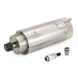 CNC Water Cooled Spindle Motor Metal Milling 2.2-4.4kw ER20 269-380V 12000-24000RPM for CNC Router Metal Milling GDK100-12-24Z