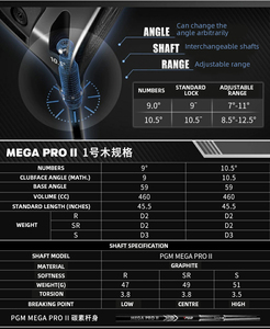 Pgm Mtg046 Usga Conforming Professional <b>Golf</b> <b>Clubs</b> Complete <b>Sets</b> Custom Oem Titanium Drive Right Handed 304 Soft Iron Rubber Men - Product Image 6