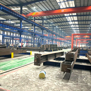 โรงงานโครงสร้างเหล็กสำเร็จรูป H-Beam ทนทานต่อแผ่นดินไหว ได้รับการรับรองมาตรฐาน CE ขายดี เหมาะสำหรับโลจิสติกส์และการจัดเก็บ - Product Image 5