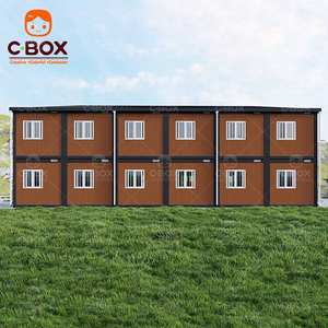 Cbox Maison préfabriquée moderne, bureau mobile, hôtel, panneau sandwich en acier, hôpital, école, bâtiment d'enseignement, conteneur à plat, maison préfabriquée - Product Image 4