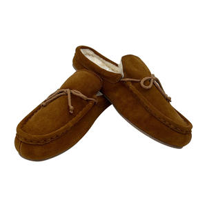 <span class=keywords><strong>Chaussons</strong></span> d'hiver pour hommes <span class=keywords><strong>Chaussons</strong></span> en mousse à mémoire de forme doublés de fourrure Chaussures d'intérieur et d'extérieur en daim Mocassin Scuff Slippers - Product Image 5