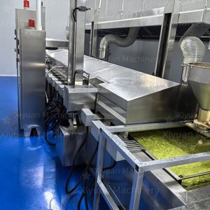 Freidora Industrial Eléctrica Automática Continua para Cubos de Calabaza, Pimientos, Vegetales y Frutas con Revestimiento en Harina - Product Image 5