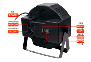 Factory Price: 36 LED Lights with Gradient UV Pure purple Light. DMX512 <strong>Interface</strong>. Suitable for Party and Exhibition Lighting - Product Image 5