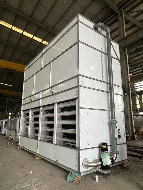 Evaporative Condenser NH3 R717 Ammonia Cross Flow 1000 kw Capacity ...