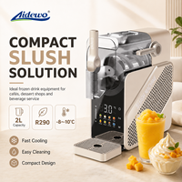 N2j1 Compacte 2l Snelle Koeling Yoghurt Fruit Ijs Maker Draagbare Mini Commerciële Slush Machine Voor Huishoudelijk Gebruik Noten Melk