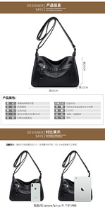 Female PU <b>Leather</b> Hand <b>Bags</b> Hot Sale Women Luxury Handbag Wholesale Ladies Messenger <b>Bag</b> Crossbody <b>Bag</b> - Product Image 3