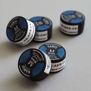 Embouts de queue de <span class=keywords><strong>billard</strong></span> professionnels MPT-KM-002 14 mm, emballage en acrylique transparent noir, pour compétition et entraînement, usage universel - Product Image 1