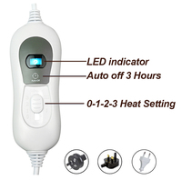 Couvertures électriques pour lits avec minuterie Matelas chauffant électrique Couverture chauffante d'hiver