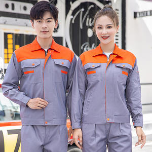 Farklı renkler ile ağır iş için saf Polyester üniforma erkekler endüstriyel inşaat iş elbisesi - Product Image 2