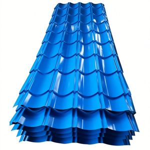 Lámina de Acero <span class=keywords><strong>Corrugado</strong></span> con Recubrimiento de Color Gi, Lámina Metálica Corrugada Calibre 24 Dx52d, Acero Galvalume Prepintado - Product Image 4