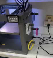 Imprimante 3D FDM Flashforge Creator 5, 4 têtes d'impression, 600 mm/s, multicolores, 256*256*256 mm, imprimante industrielle pour prototypes