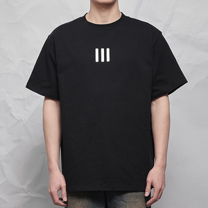 Personalizado OEM ODM fabricantes de ropa en relieve de gran tamaño de algodón liso bordado camisetas hombres mujeres familia a juego 100% algodón - Product Image 5
