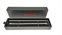 Boîte à bijoux en carton rigide carrée, écologique, avec logo personnalisé imprimé, faite à la main, boîte de rangement pour montre et bracelet de luxe, emballage cadeau