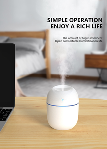 220ML LED veilleuse USB Mini diffuseur à ultrasons OEM Machine à bruit blanc lumière changeante colorée voiture Air ménage hôtel - Product Image 3
