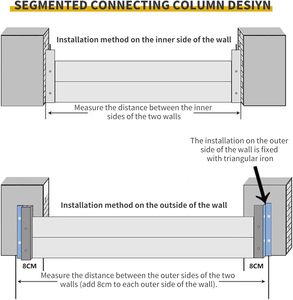 Barriera <span class=keywords><strong>Antiallagamento</strong></span> Riutilizzabile in Alluminio Rinforzato, Rimovibile e Portatile per <span class=keywords><strong>Garage</strong></span> e Metropolitana - Product Image 6
