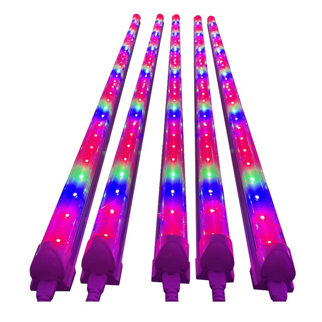 220v T8 Uv Ir 380 780nm Wavelength Full Spectrum Uv Indoor Garden Led Plant Grow Light Strip