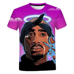 <span class=keywords><strong>Tupac</strong></span> 2pac T-Shirt con stampa 3d T-Shirt Hip Hop da uomo T-Shirt con stampa digitale 3d T-Shirt con stampa grafica personalizzata - Product Image 3