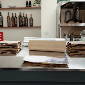 사용자 정의 인쇄 적층 크래프트 종이 알루미늄 호일 포장 필름 자동 포장 식품 포장 필름 롤 - Product Image 6