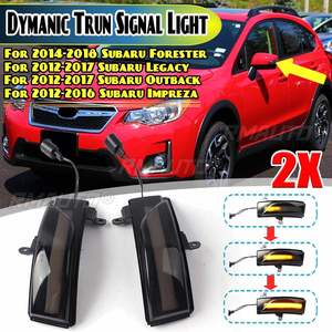 2 Luces LED Dinámicas Intermitentes para Subaru WRX STI Forester Impreza Legacy Outback Crosstrek XV, Luz de Señal de Giro Lateral Fluida para Espejo Retrovisor - Product Image 1