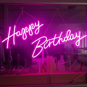 Free Design Custom LED Neon <b>Light</b> <b>Sign</b> for Business Birthday Party Home Advertising Direction Car Use-Dropshipping - Product Image 1
