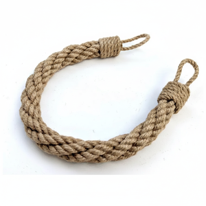 Attache de rideau en jute naturelle, écologique, pour rideaux clairs et foncés - Product Image 1