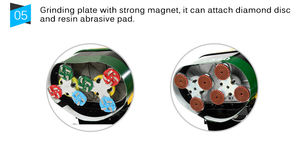 Meuleuse à béton de 21 pouces pour la <span class=keywords><strong>restauration</strong></span> des sols, 4 kW, équipement industriel robuste à haute efficacité et fonctionnement automatique - Product Image 3
