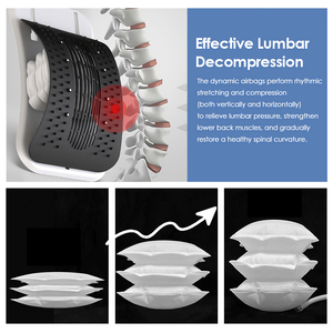 Massageador de Cintura Esportivo com Controle Manual por Fio, Almofada Lombar de Alongamento, PP+ABS+PVC+Tecido Oxford, Alimentado por Bateria - Product Image 6