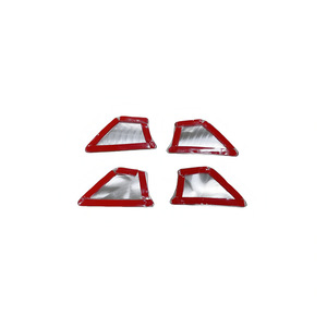 Cubierta para Manija de Puerta de Mercedes-Benz, Acero Inoxidable Plateado con Textura de Fibra de Carbono, Accesorio Interior - Product Image 5