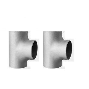 Té soudé en acier inoxydable de diamètre égal, raccord de tuyau industriel, joint de tuyau en acier sans soudure, estampage hydraulique - Product Image 3