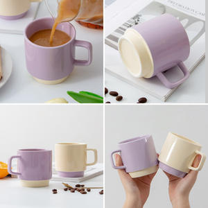 Tasses à café en céramique personnalisées avec poignée, impression sérigraphique, cadeau pour souvenirs d'entreprise, qualité supérieure - Product Image 4