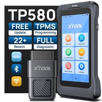 XTOOL TP580 Alat Pemrograman TPMS All in One, Scanner Sistem Lengkap 22+ Reset, Pembaca Kode OBD2 Otomotif, Pembaruan Gratis Seumur Hidup