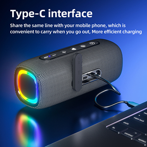 ลำโพงบลูทูธพกพาแบบพกพา ดีไซน์พลาสติกน้ำหนักเบา พร้อมไฟ RGB ซับวูฟเฟอร์ เบสหนัก เหมาะสำหรับงานปาร์ตี้ สินค้าใหม่มาแล้ว - Product Image 4