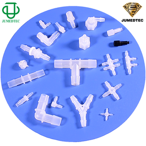 4X3,2x3,2x3,2x3,2mm reductor de manguera de PP de púas dispensador de forma <span class=keywords><strong>LLLL</strong></span> plástico 5 vías reducir Barb tubo médico conector de lengüeta - Product Image 6