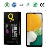 Protections d'écran en verre trempé 9H HD transparent 2.5D anti-rayures pour Samsung A57 A56 A55 A54 A37 A36 A35 A26 A25 A17 A16 A15 A05