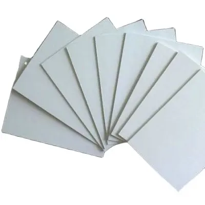 300/400/500/600/700/800 mic blanc polystyrène + papier synthétique blanc pour l'impression feuille ps feuille hanches