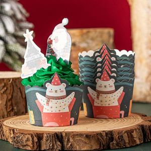 Wholesale Disposable Birthday Wedding Use Porta Mini Paper Cake Cups Muffin Cup Baking - Product Image 2